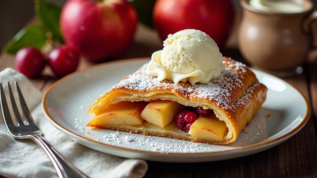 Apfelstrudel mit Holunderbeeren [CreaTable] – Rezept für Anfänger und ...
