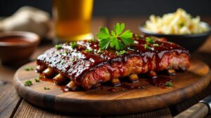 BBQ Glazed Spare Ribs