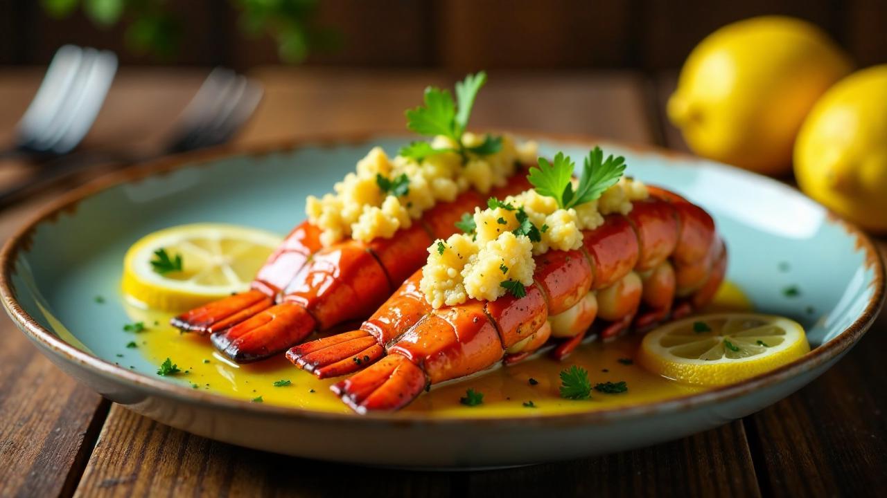 Bahamian Garlic Lobster