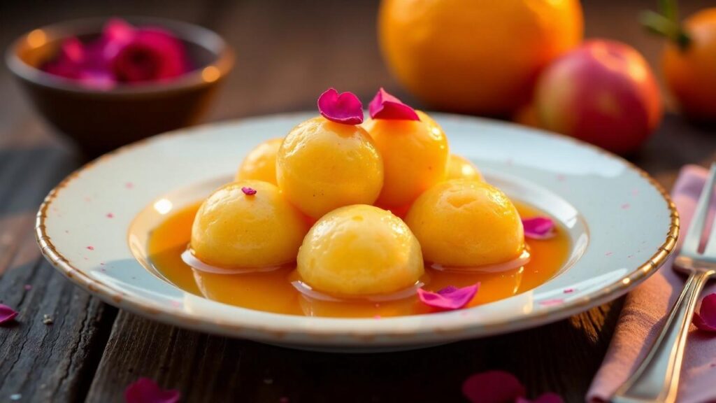Bengali Komola Bhog (Orangen-Rasgulla) [CreaTable] – Rezept für ...