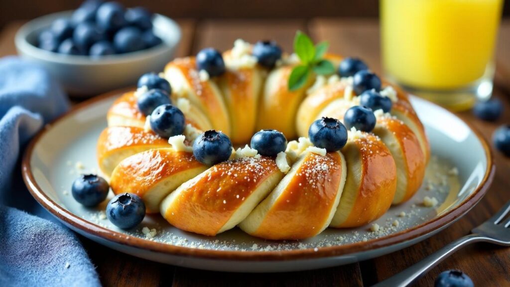 Blaubeer-Weiße Schokolade-Kranz [CreaTable] – Rezept für Anfänger und ...