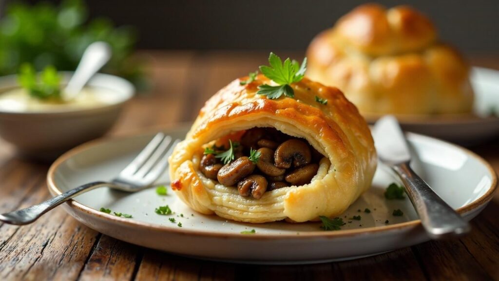 Blätterteigtaschen mit Pilzfüllung [CreaTable] – Rezept für Anfänger ...