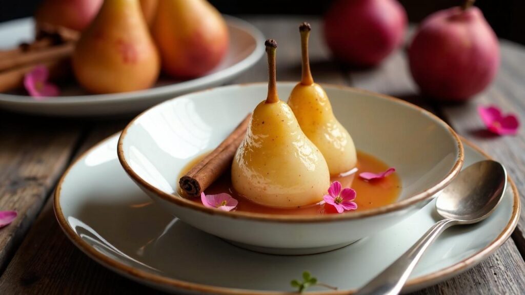 Byzantinischer Birnenkompott mit Rosenwasser [CreaTable] – Rezept für ...