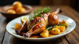 Capretto al Forno - Gebratenes Zicklein mit Rosmarin und Zitrone