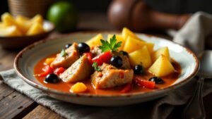 Carne de Porco à Portuguesa - Schweinefleisch nach portugiesischer Art