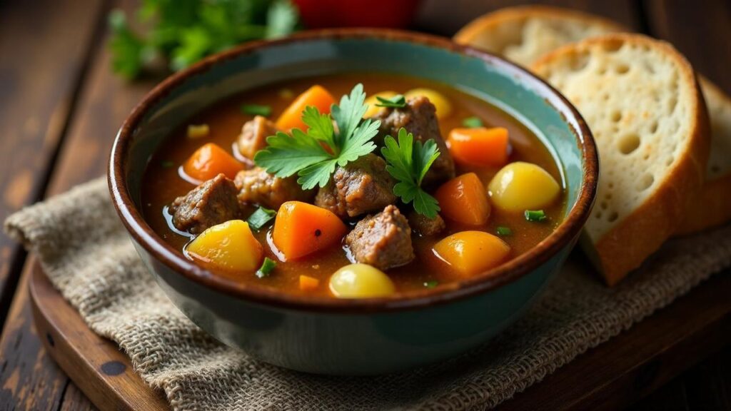 Stilvolle Gemse Suppe Priert Bilder