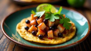 Chifrijo (Pork and Bean Tostadas)