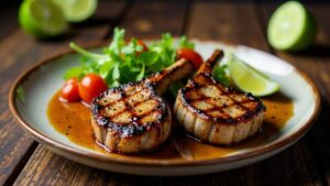 Coconut Marinated Lamb Chops