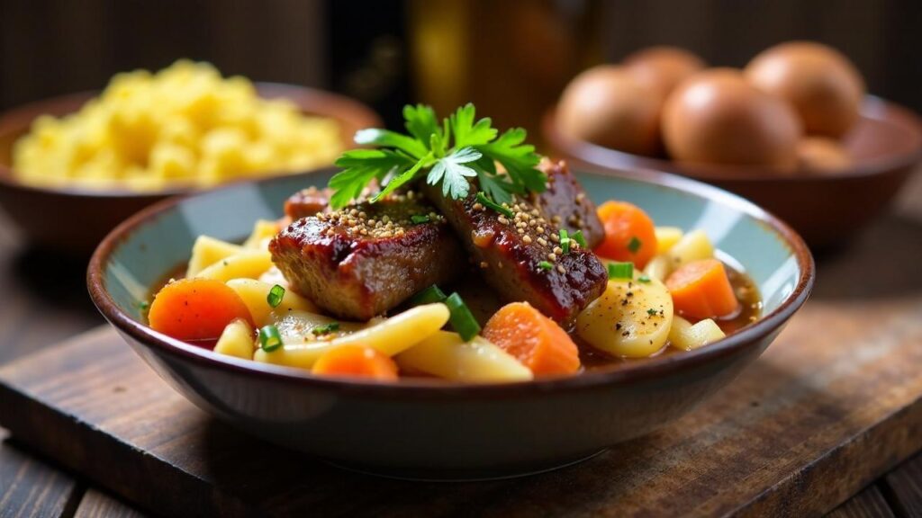 Costiță cu varză - Rippchen mit Kohl [CreaTable] – Rezept für Anfänger ...