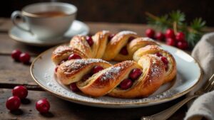Cranberry-Walnuss-Kranz