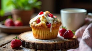 Erdbeer-Joghurt-Muffin-Tops