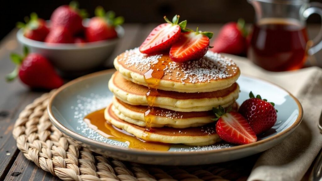 Erdbeere-Chia-Pfannkuchen [CreaTable] – Rezept für Anfänger und ...