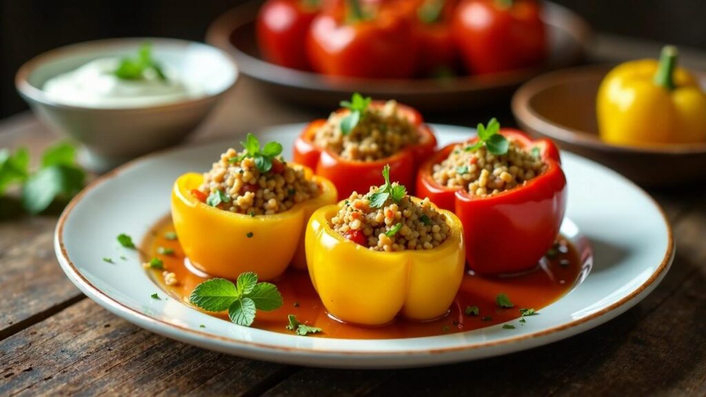 Felfel Mahchi: Gefüllte Paprika [CreaTable] – Rezept für Anfänger und ...