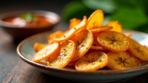 Fijianische Rote-Bananen-Chips