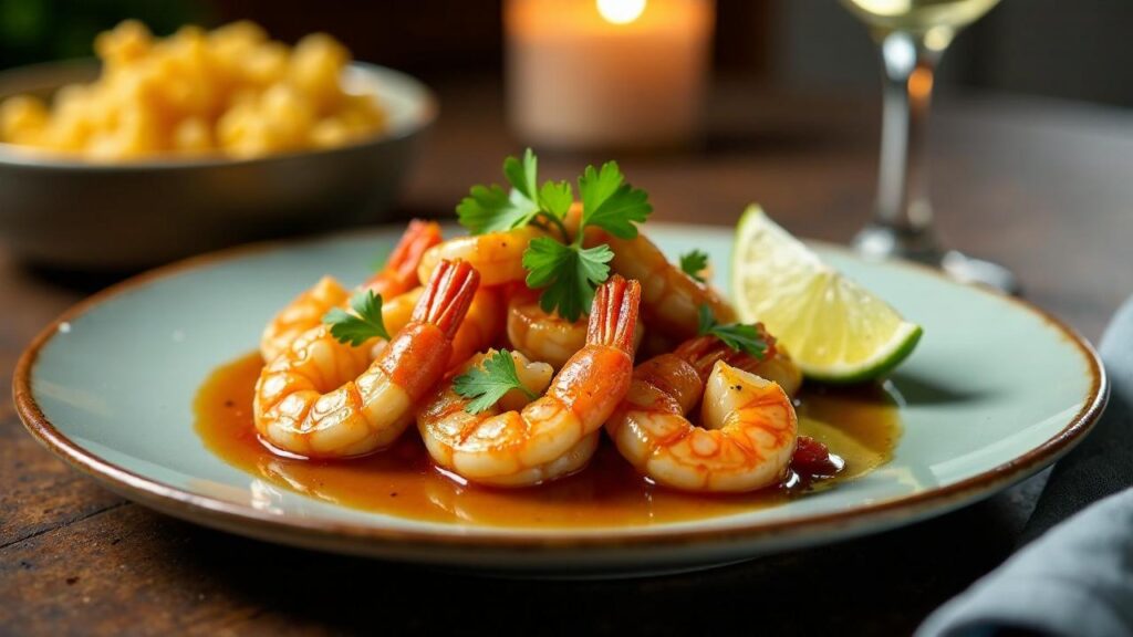 Flusstamgarnelen in Kaisamy Honigsauce [CreaTable] – Rezept für ...