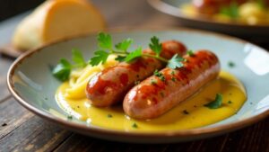 Frankfurter Würstchen mit Zitronensauce