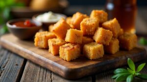 Fried Pork Squares