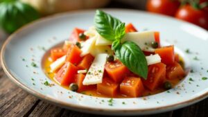 Frosta di Pecorino con Pomodoro - Piemontese mit Kapern