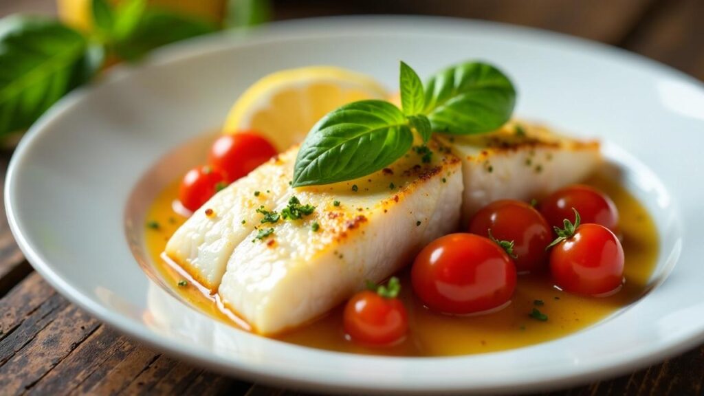 Gedämpfte Seezunge auf Kirschtomaten [CreaTable] – Rezept für Anfänger ...