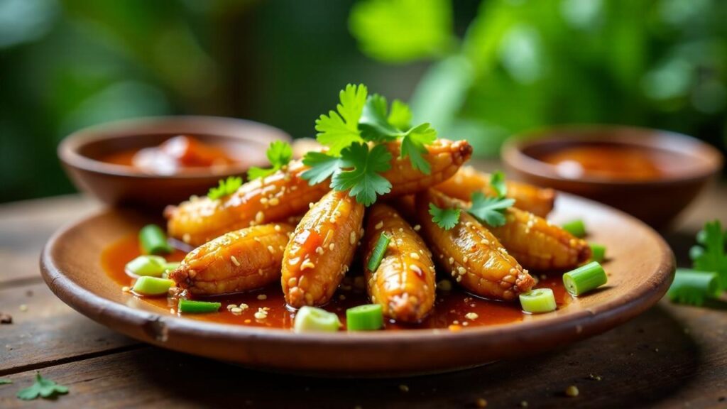 Gegrillte Insekten mit Süß-Sauer-Sauce [CreaTable] – Rezept für ...