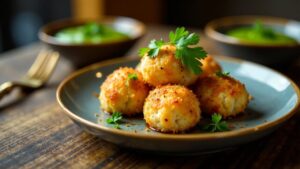 Gewürzte Te Namo Fischbällchen