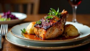 Gewürzter Schweinebraten