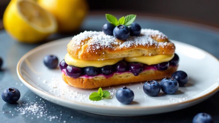 Heidelbeer-Zitronen-Eclairs [CreaTable] – Rezept für Anfänger und ...