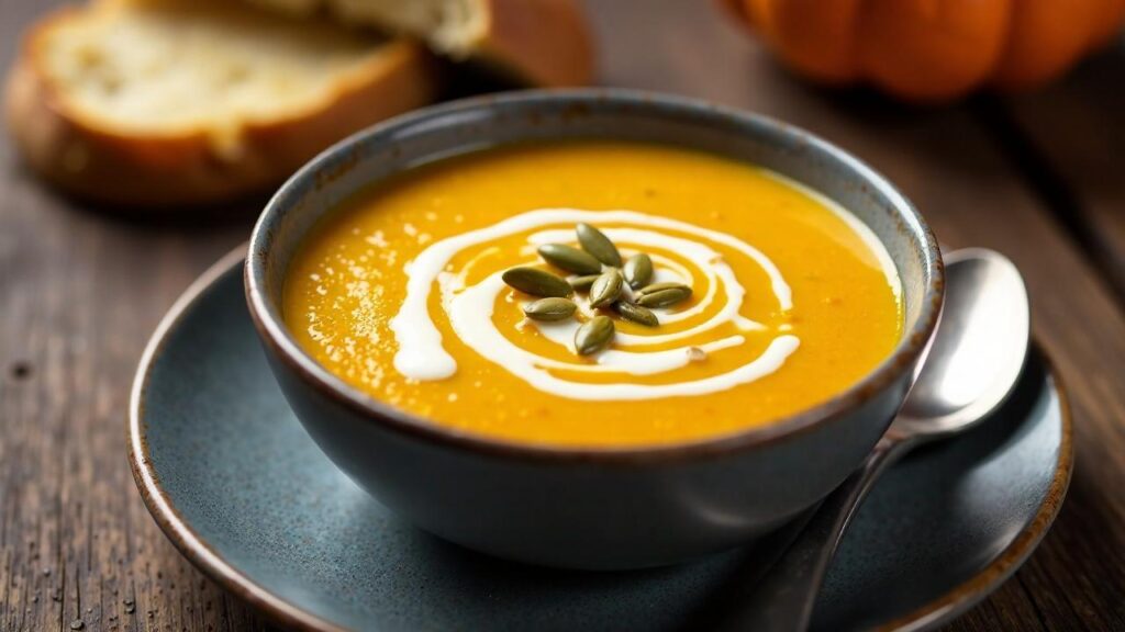 Herbstliche Kürbissuppe [CreaTable] – Rezept für Anfänger und Chefkoch ...