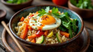Hähnchen Bibimbap