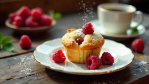 Himbeer-Vanille-Muffin-Tops
