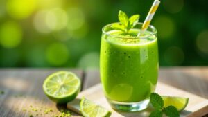 Hopfen-Smoothie mit Limette