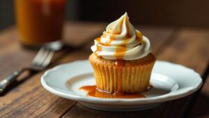 Kaffee-Karamell-Cupcakes
