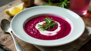 Kalte Rote-Beete-Suppe