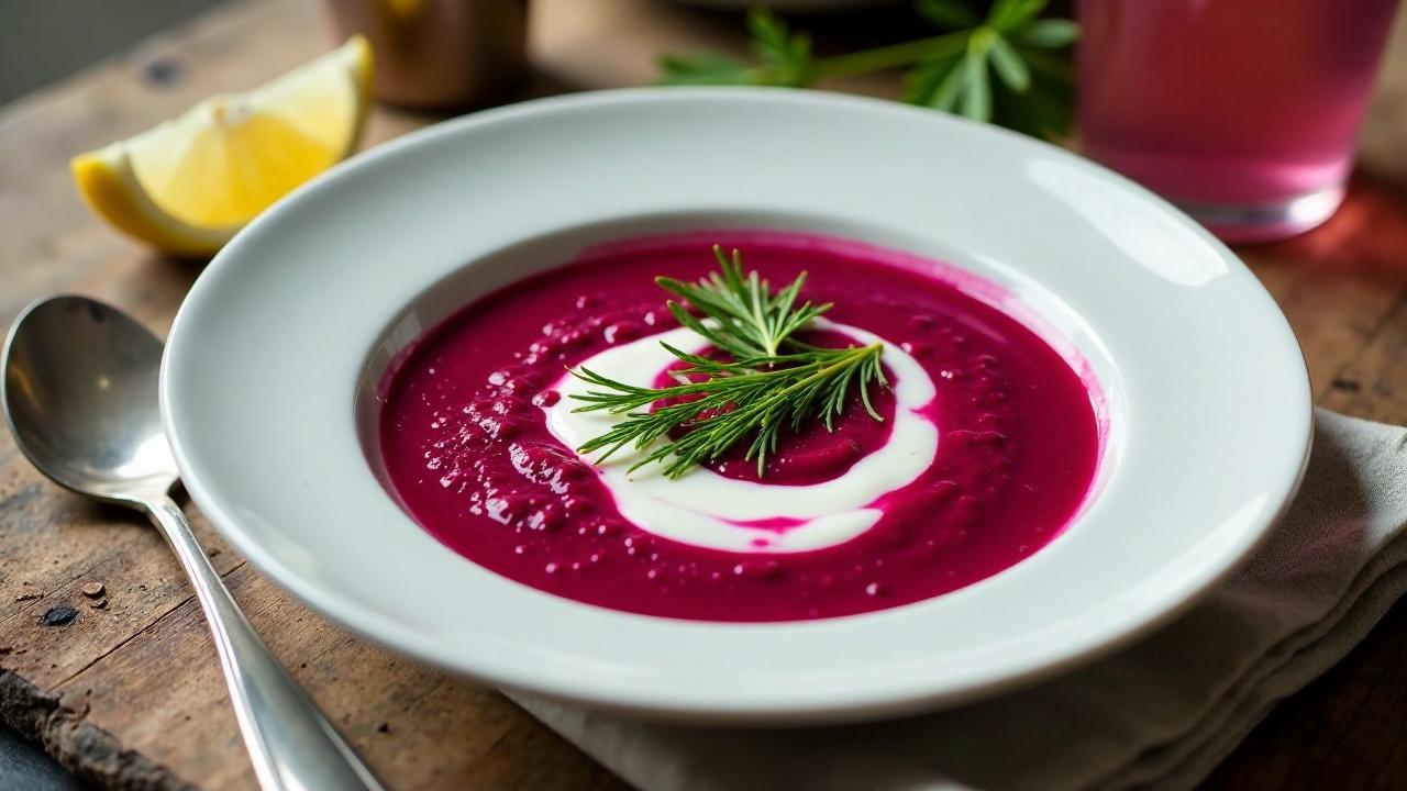 Kalte Rote-Beete-Suppe
