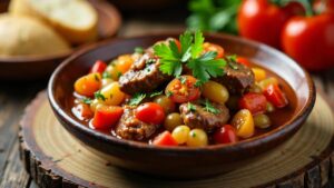 Kaltes Gulasch für heiße Tage