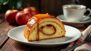 Karamell-Apfel-Babka