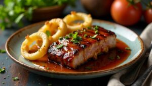 Karamellisierte Schweinerippchen