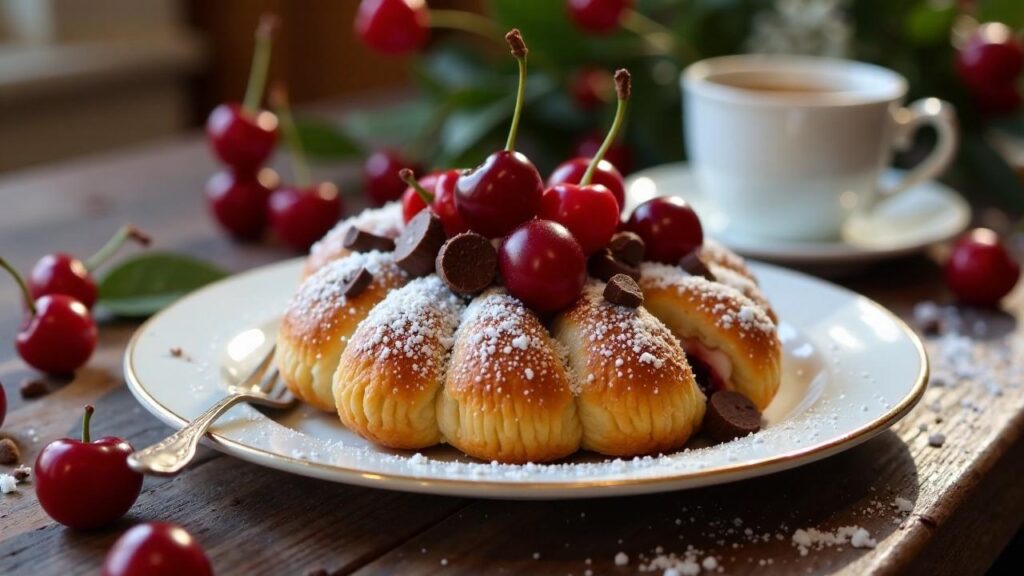 Kirschen-Schokoladen-Kranz [CreaTable] – Rezept für Anfänger und ...