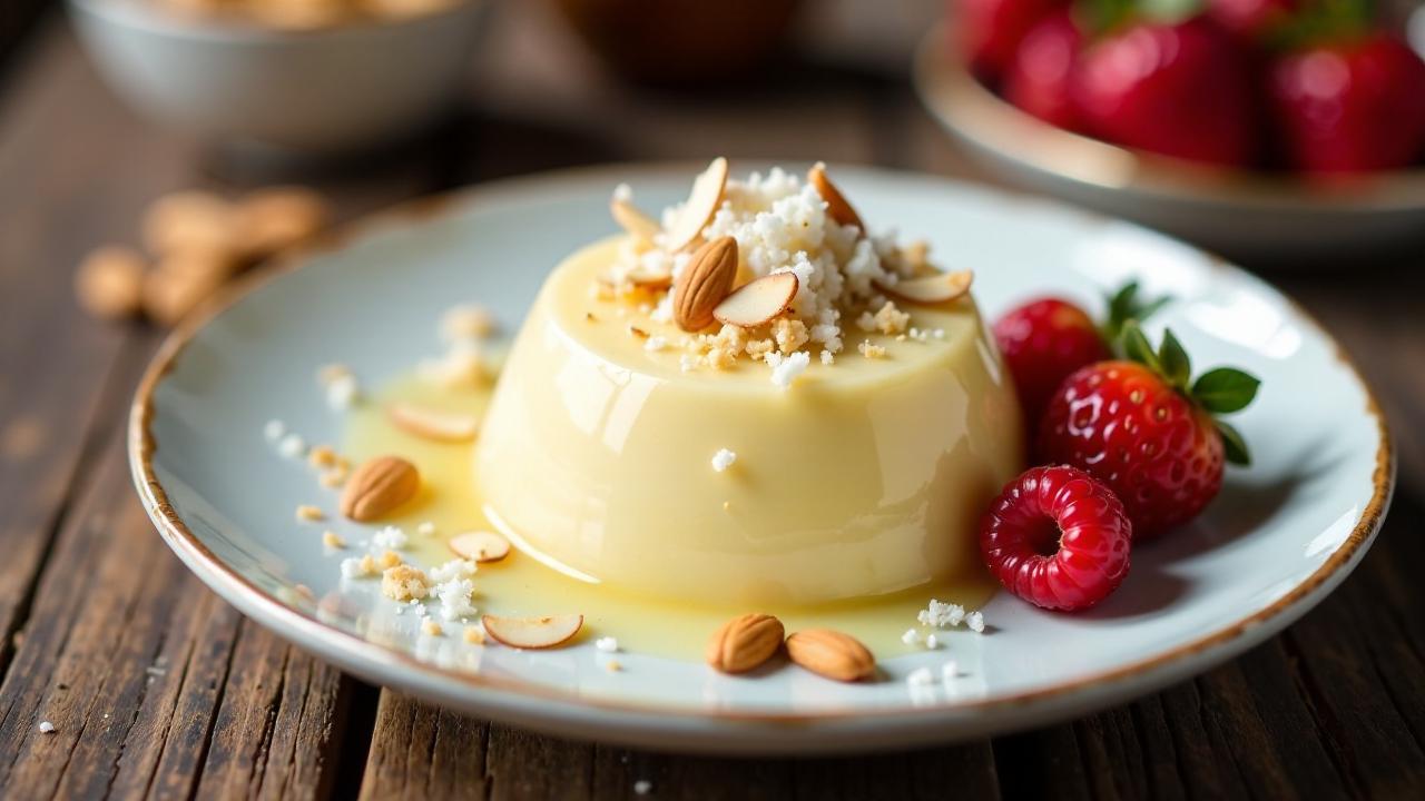 Kokos Mandel Pudding CreaTable Rezept F r Anf nger Und Chefkoch 