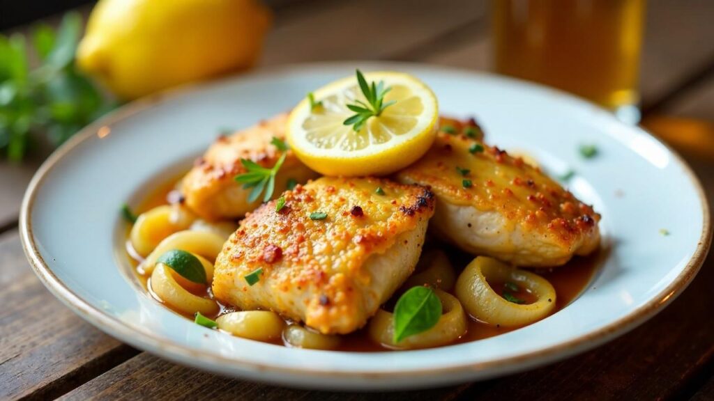 Kotopoulo Lemonato: Zitronen-Hähnchen [CreaTable] – Rezept für Anfänger ...