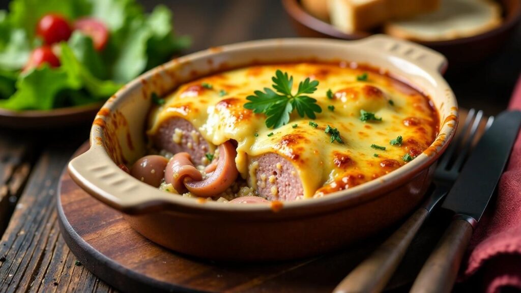 Leberkäse überbacken mit Bergkäse [CreaTable] – Rezept für Anfänger und ...