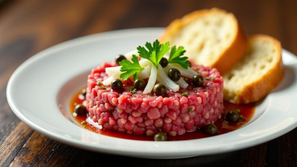 Mett mit Kapparid-Rindertartar mit Kapern [CreaTable] – Rezept für ...