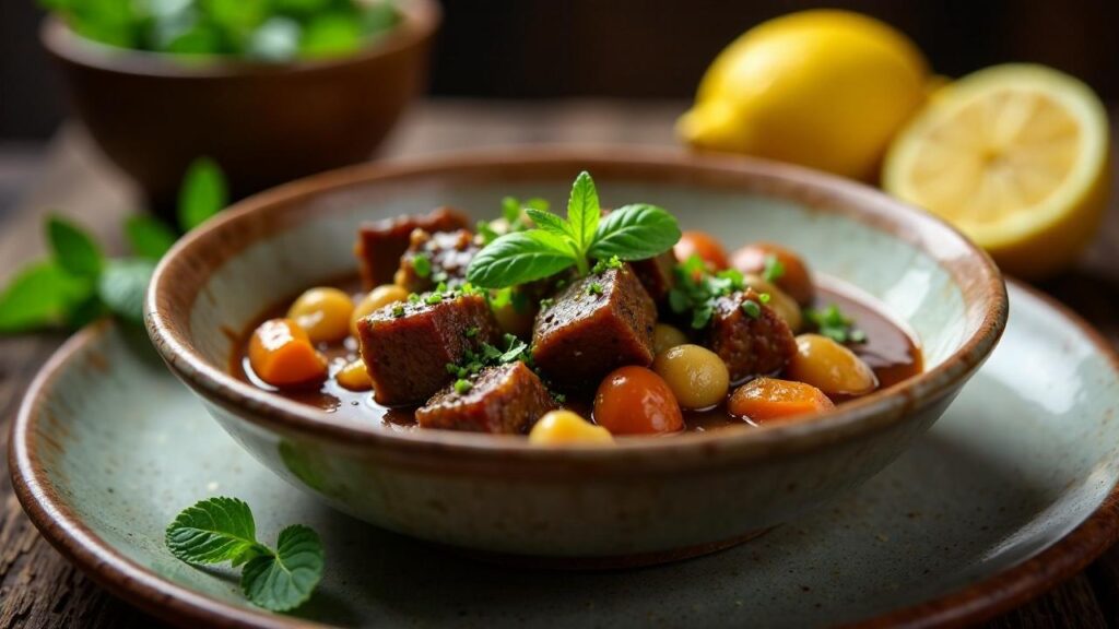 Moschari me Mialo - Rind mit Minz-Runden [CreaTable] – Rezept für ...