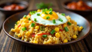 Nasi Goreng Kampung Jagung (Corn Fried Rice)