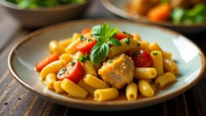 Nigerian Macaroni with Chicken – Nudelpfanne