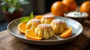 Orangen-Quarkkeulchen