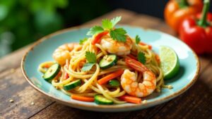 Pad Thai Wun Sen (mit Glasnudeln)