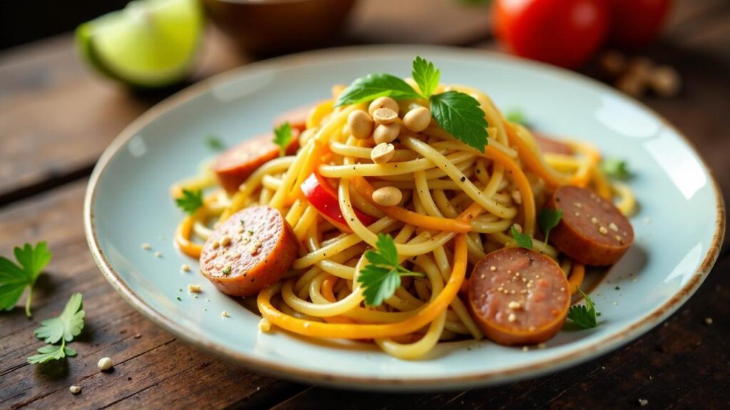 Pad Thai mit Wienerle [CreaTable] – Rezept für Anfänger und Chefkoch ...