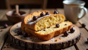 Pain d'épices mit Schokonibs und Meersalz