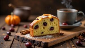Pain d'épices mit getrockneten Datteln